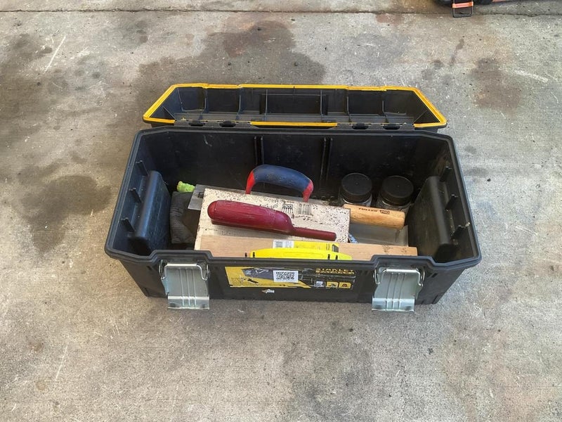 Stanley Tool Box with Spreaders & Hand Tools Carousel 1