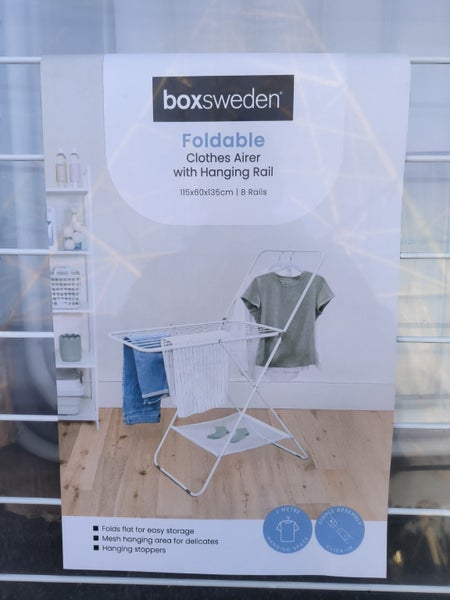 Clothes airer with hanging rail Carousel 1