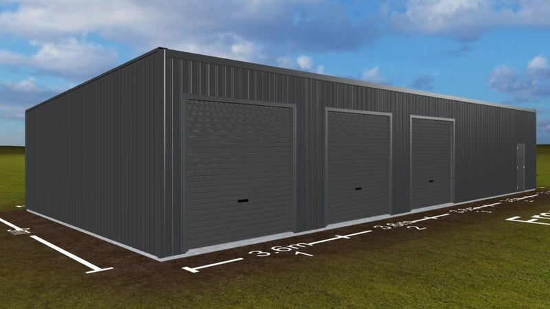 Kitset Enclosed Shed - 18m x 9m Carousel 1