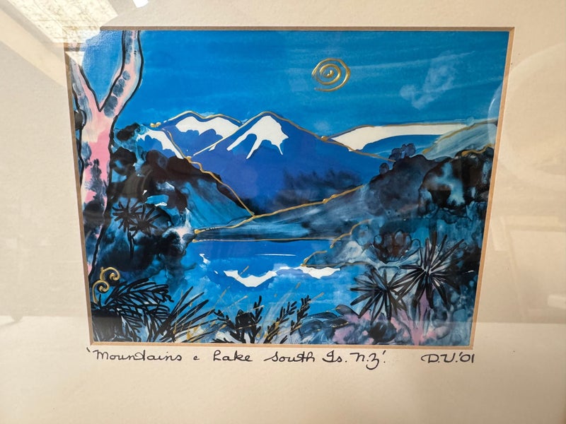 2 x Framed South Island NZ Landscapes - Original (21286)63617763638019111