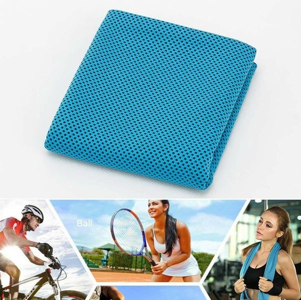 Ultra Lightweight Mesh Instant Cooling Towel Work Out Super Cool Magic Towel Carousel 1