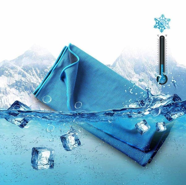 Ultra Lightweight Mesh Instant Cooling Towel Work Out Super Cool Magic Towel Carousel 2