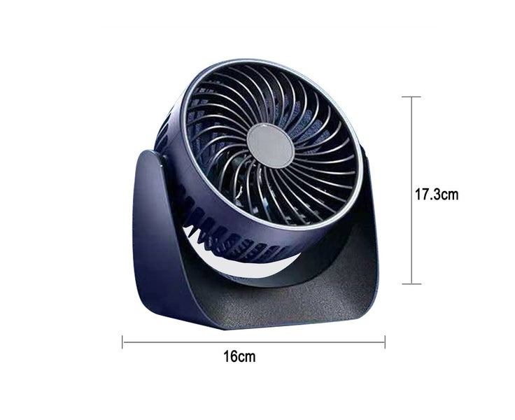 Small USB Desk Fan, Desktop Table Cooling Fan, Strong Wind, Quiet Personal Carousel 2