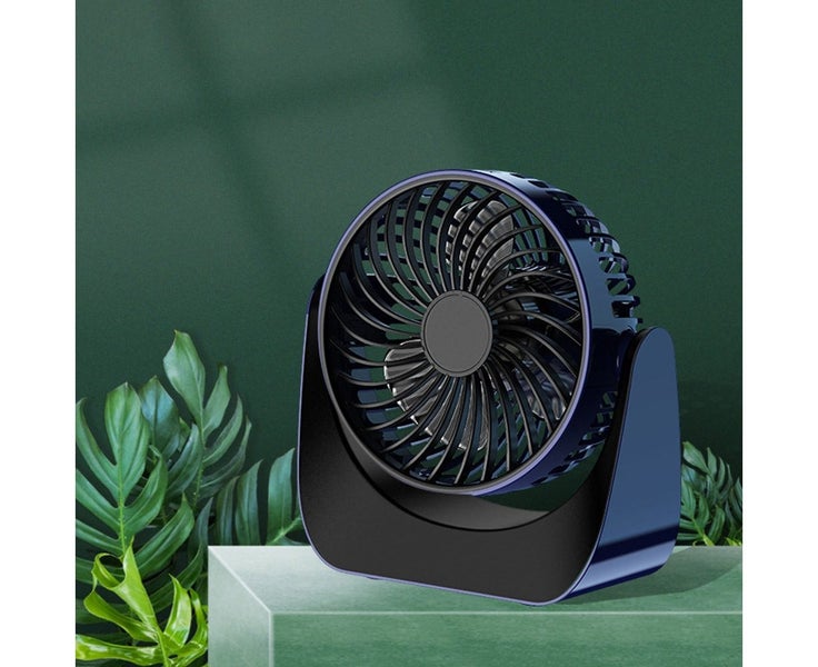 Small USB Desk Fan, Desktop Table Cooling Fan, Strong Wind, Quiet Personal Carousel 5