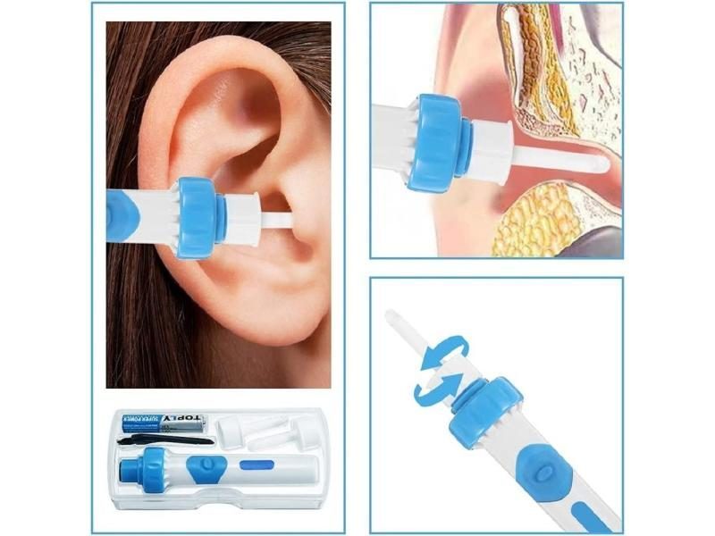 Electric Ear Cordless Safe Vibration Painless Ear Cleaner Silicon Ear Spoon Carousel 1