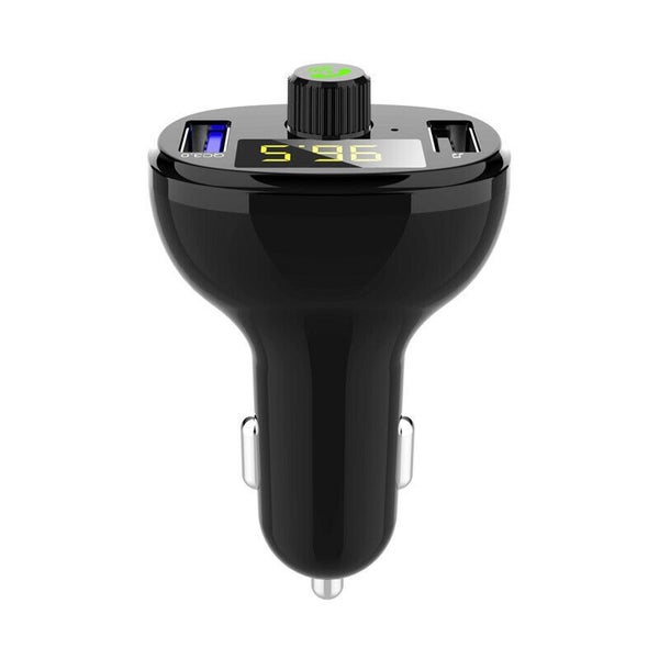 BT23 Car Bluetooth FM Transmitter MP3 Player QC 3.0 Dual USB Charger Carousel 4