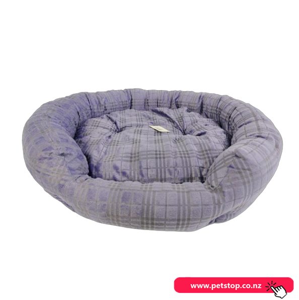 Sleepy time platinum oval bed-purple Carousel 1