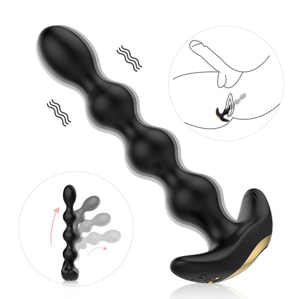 La Tail Noir Austin Anal Plug Carousel 1