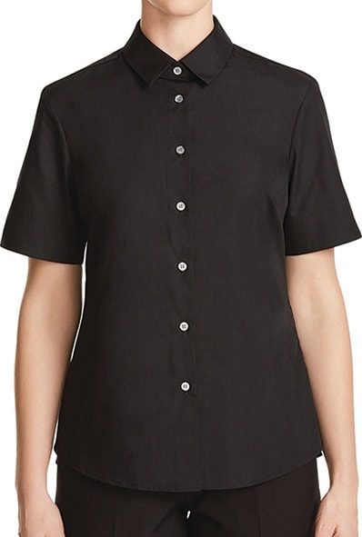 CATU8H, Women's Short Sleeve Poplin Shirt, NNT - Black - 28 Carousel 1