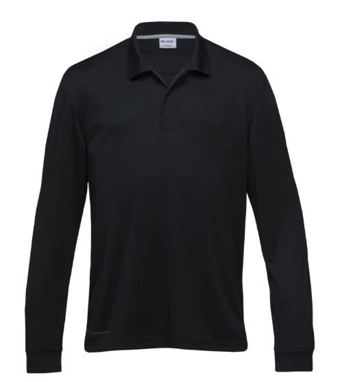 BMV, Dri Gear Long Sleeve Axis Polo, DGLAXP - Black (Size: XL) Carousel 1