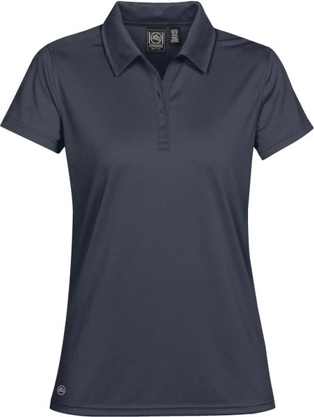 Stormtech, Women's Eclipse H2X-DRY Pique Polo - Black (Size: XL) Carousel 1