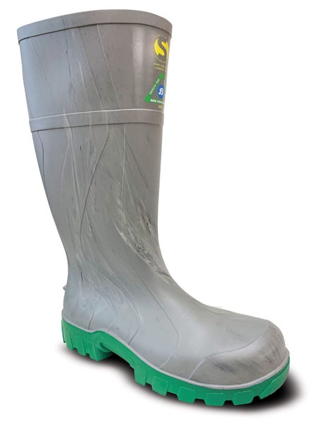 Bata, Ecomate Gumboot - Grey - 13 Carousel 1