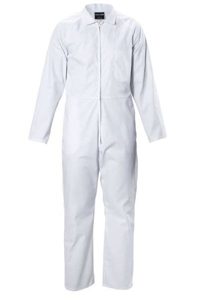 Hard Yakka, Polycotton Zip Overall, 4421 - White - 16 Carousel 1
