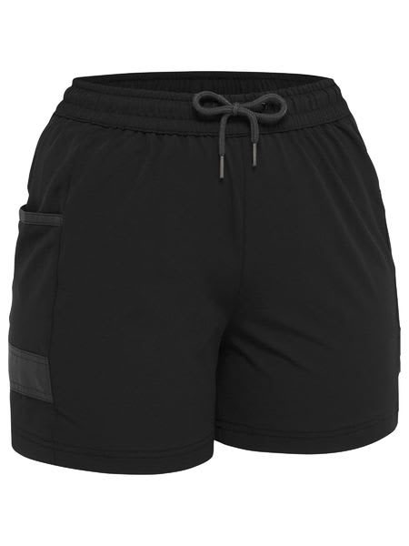 Bisley, Women's Flx & Move 4-Way Stretch Short - Black (Size: 10) Carousel 1