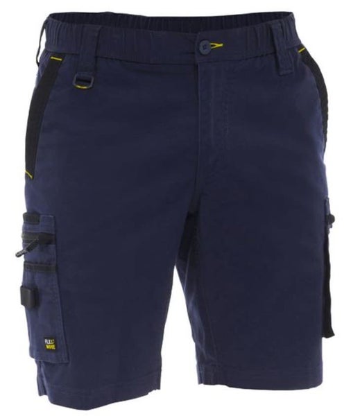 Bisley, FLX & Move Elastic Waist Short, BSHC1338 - Navy (Size: 112) Carousel 1