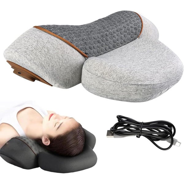 Neck Cervical Pillow with Massage Traction Heating for Better Sleep Carousel 1