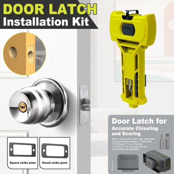 Door Latch Kit with Chisel Tool for Lock Installation Carousel 2