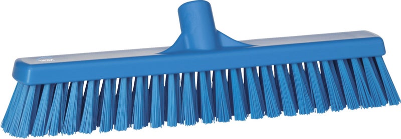 Vikan Floor Broom 28/3194 Soft/Stiff Bristle 610mm - Blue Carousel 1
