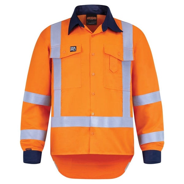 Arcguard, 8.8Cal TTMC-W17 FR Shirt, 213171ON - Orange/Navy - 6XL Carousel 1