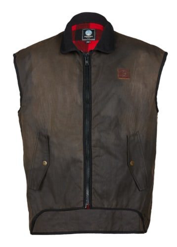 Swanndri Oilskin Foxton Vest Brown (Size: L) Trade Me Marketplace