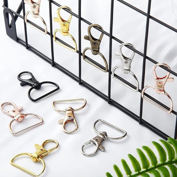 35pcs Lobster Clasp Keychain Hooks Carousel 7