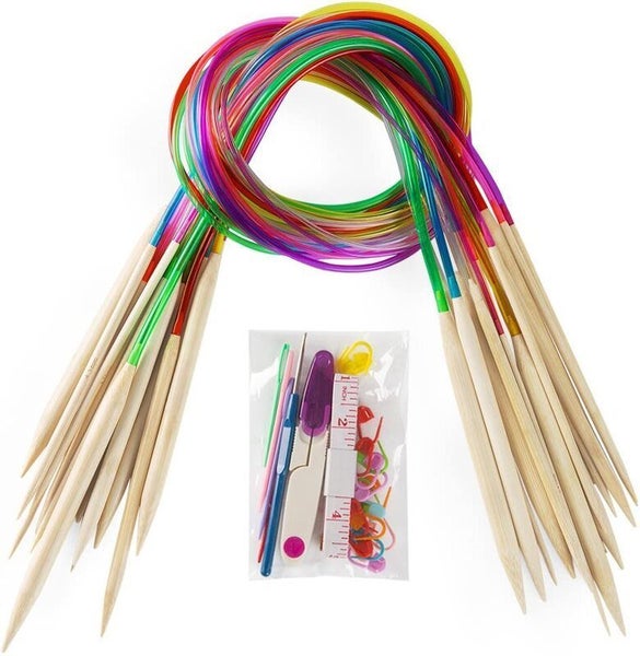 Bamboo Knitting Needles Set Carousel 1
