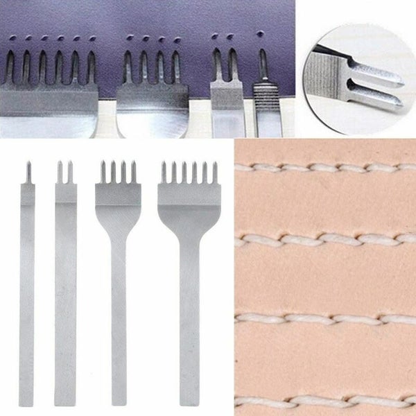 Leather Craft Punch Tools Stitching Carving Working Sewing Carousel 12