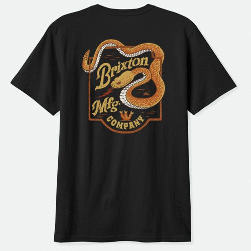 BRIXTON ROTHWELL S/S TEE BLACK Carousel 1