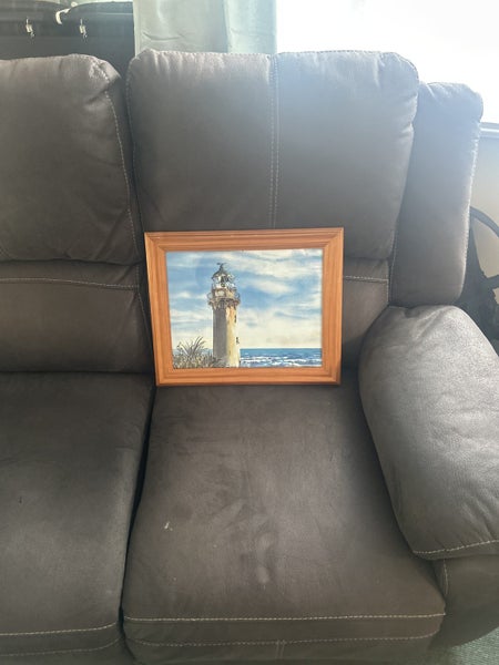 Painting Light house framed ready to hang63613179249794111