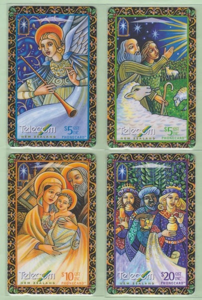 NZ - 1997 Christmas Set (4) - VFU Carousel 1