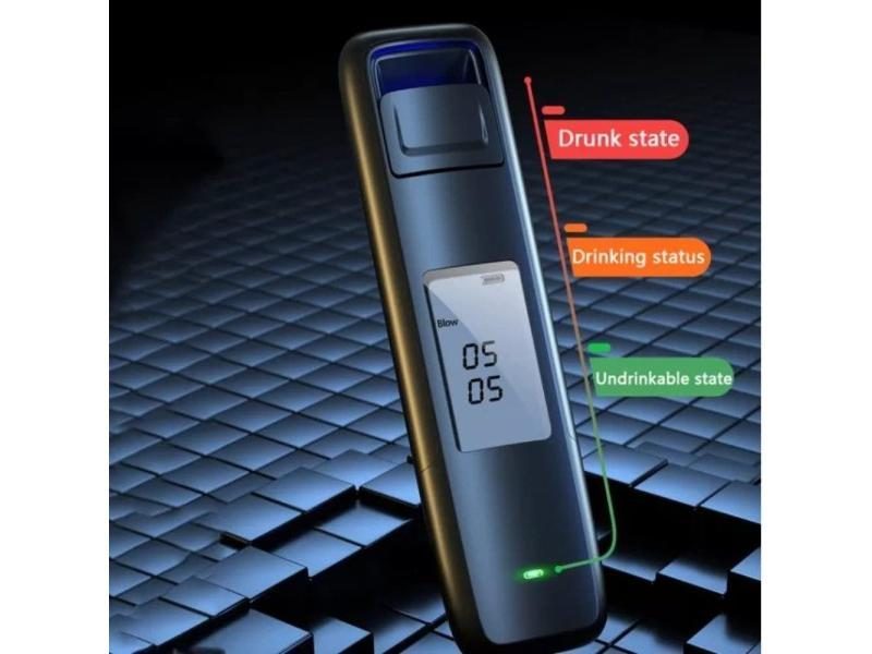 Non-Contact Digital Display USB Rechargeable High Accuracy Breathalyzer Carousel 1