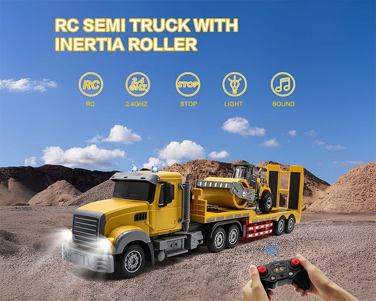 RC Semi Truck with Trailer - (NZ CLEARANCE) Carousel 2