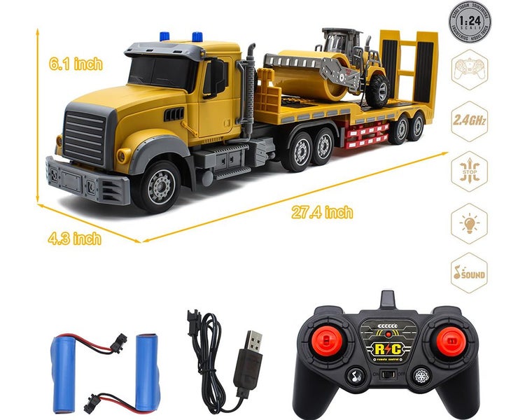 RC Semi Truck with Trailer - (NZ CLEARANCE) Carousel 7