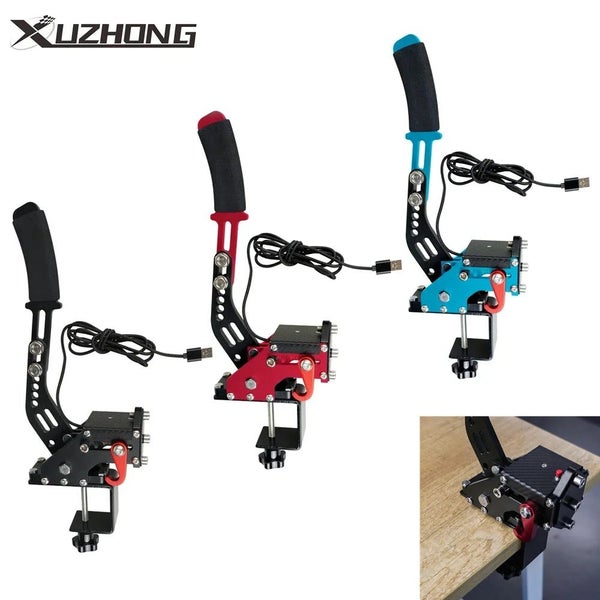 Universal Racing Game USB Handbrak &Fixed Bracket For G25/27/29 T300 T500 PC ... Carousel 2