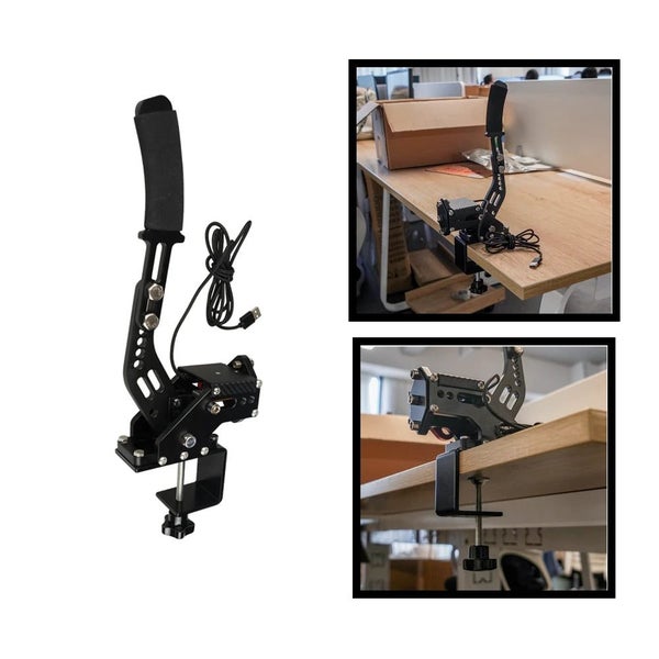 Universal Racing Game USB Handbrak &Fixed Bracket For G25/27/29 T300 T500 PC ... Carousel 7