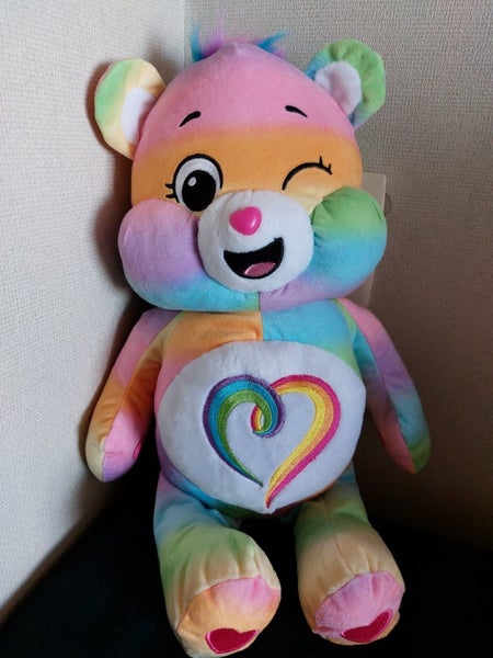 Care Bear Togetherness Bear Unlock The Magic Winking Rainbow Heart 40 cm, 2023 Carousel 1