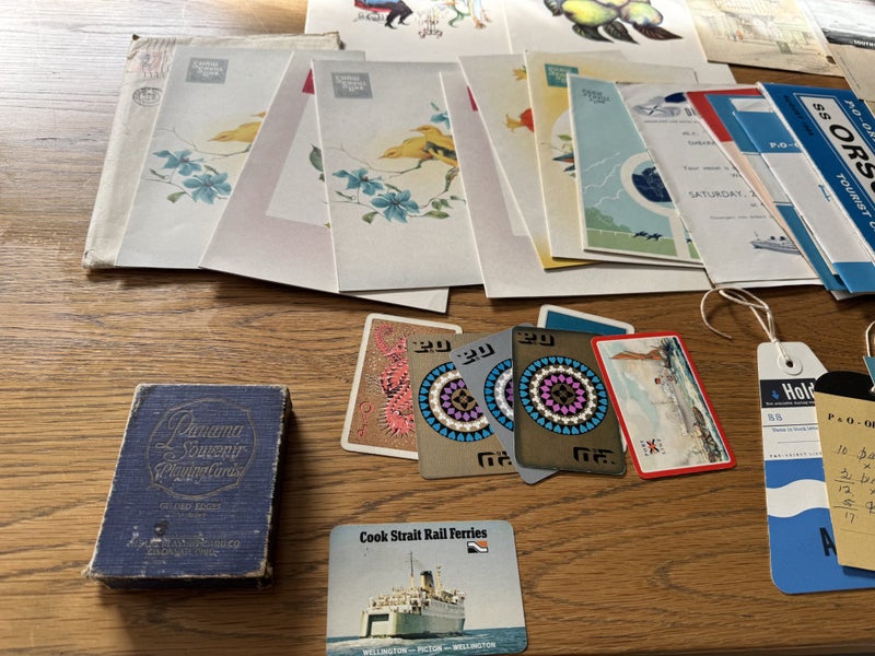 Shipping Ephemera - Menus, Certificates, Tickets Etc - Rare Mix 2 Carousel 2