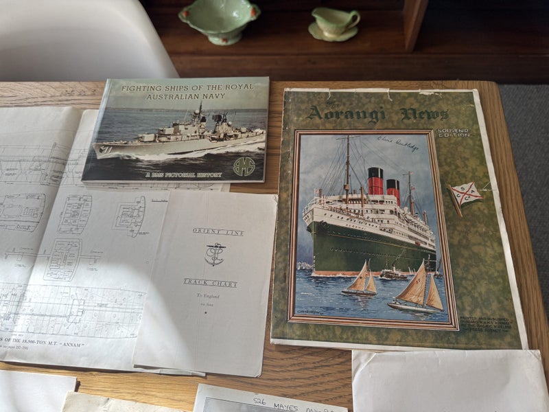 Shipping Ephemera - Menus, Certificates, Tickets Etc - Rare Mix 2 Carousel 4