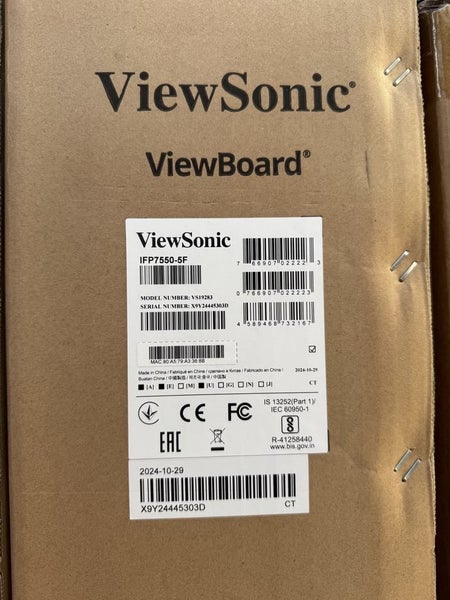 ViewSonic 75" Interactive View Board63613183112579114
