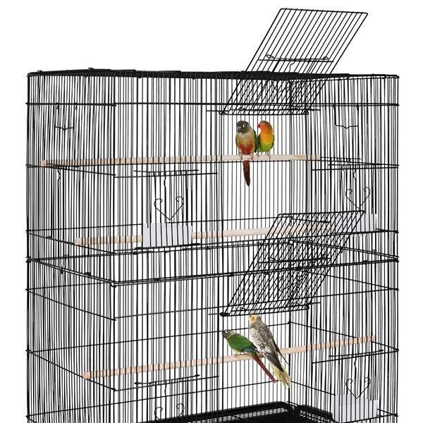 Large Bird Cage Parrot Cage Carousel 9