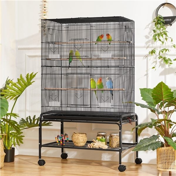 Large Bird Cage Parrot Cage Carousel 1