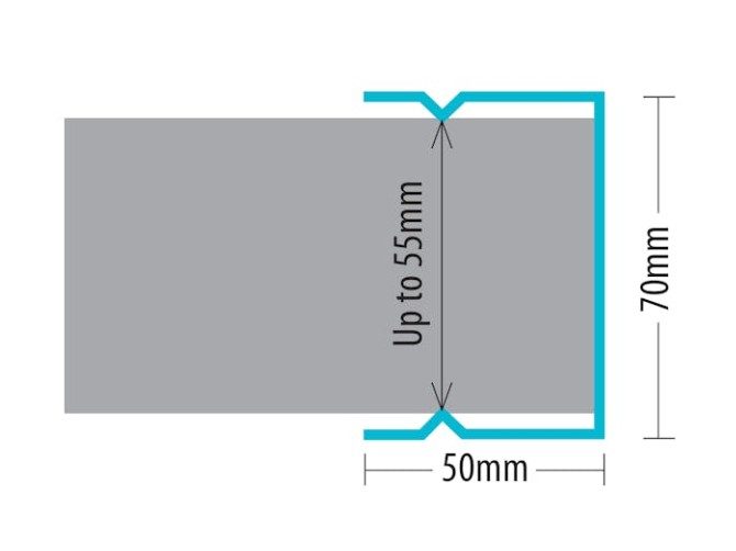 Strol SureWall Retaining End Post 65mm x 2100mm Carousel 2