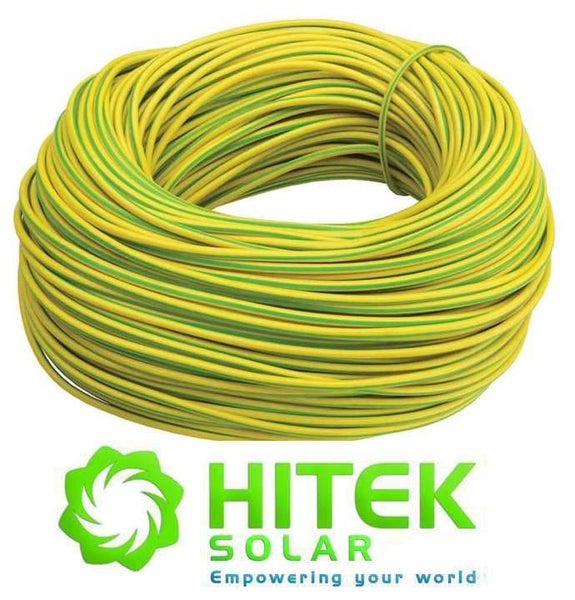 *NEW* High Quality 4mm Green & Yellow Earth Cable Carousel 1