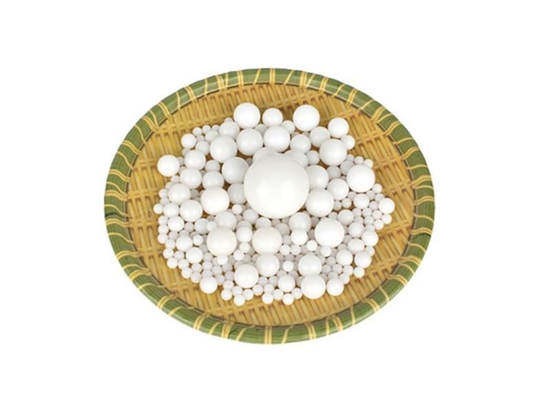 50pcs White POM Plastic Ball Precision Solid Ball 2 2.38 2.5 2.778 3 3.175 Carousel 1