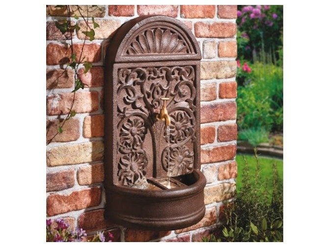 Wall Fountain Solar with Solar Pump Carousel 1