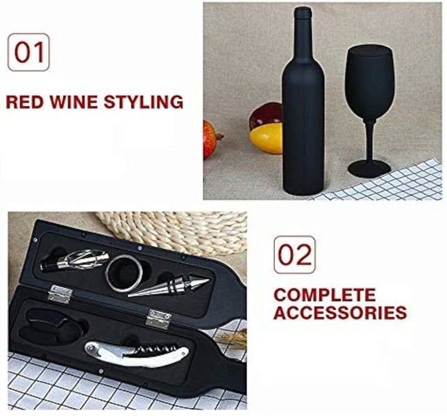 Creative Wine Set 5-Piece Bottle Opener High-End Wine Set Wine Tool Carousel 2
