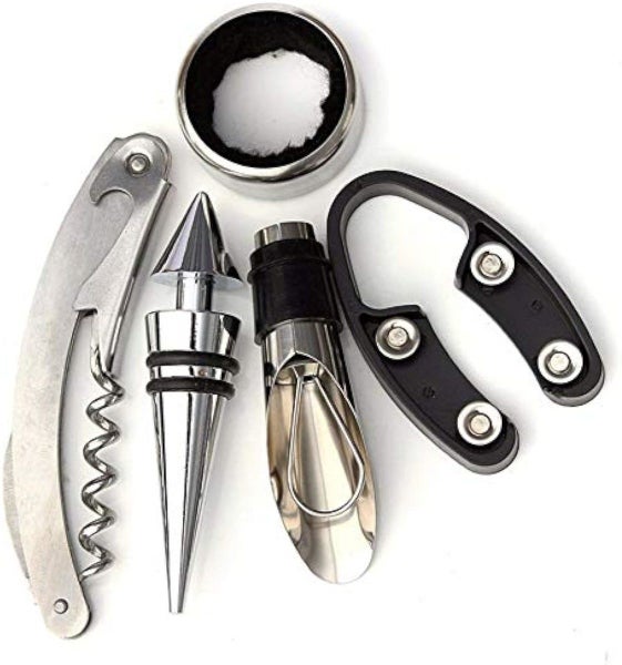 Creative Wine Set 5-Piece Bottle Opener High-End Wine Set Wine Tool Carousel 4