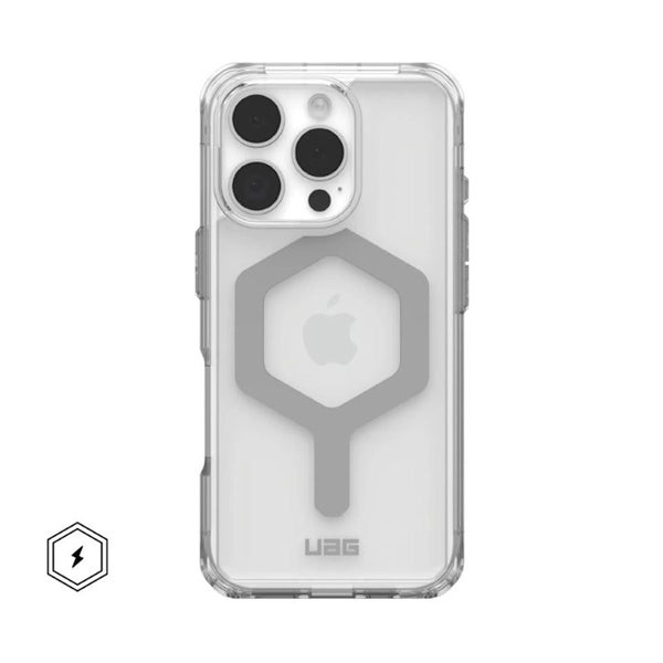 UAG Plyo Magsafe Case for iPhone 16 Pro - Ice/Silver Carousel 1