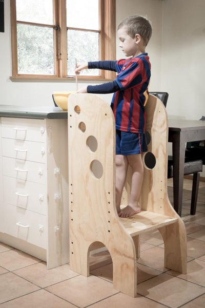 Learning Tower, Natural Finish Carousel 10