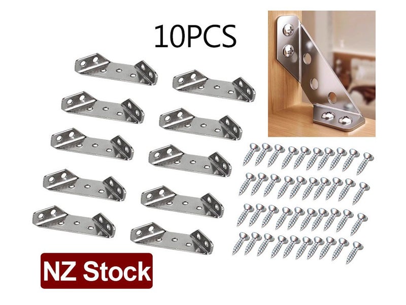 90 Degree L Brackets Stainless Steel Angle Connectors Corner Brackets Carousel 1
